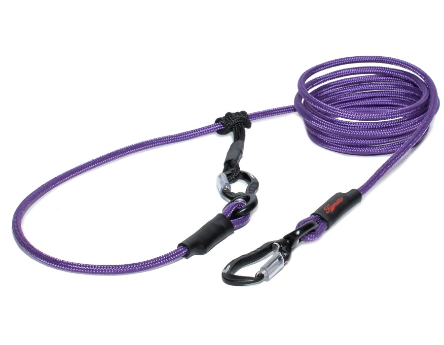 TAMER-EASYLONG-Hundeleine-TWIST-S-lila